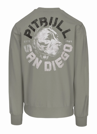 Bluza męska bez kaptura Pitbull Pit Bull Dog SD dusty salvia