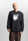 Koszulka longsleeve męski Prosto Splash Shield czarna