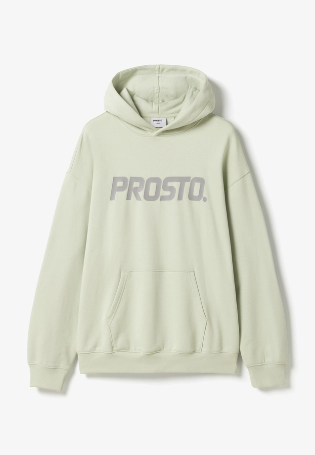 Bluza męska z kapturem Prosto Biglog miętowa zielona