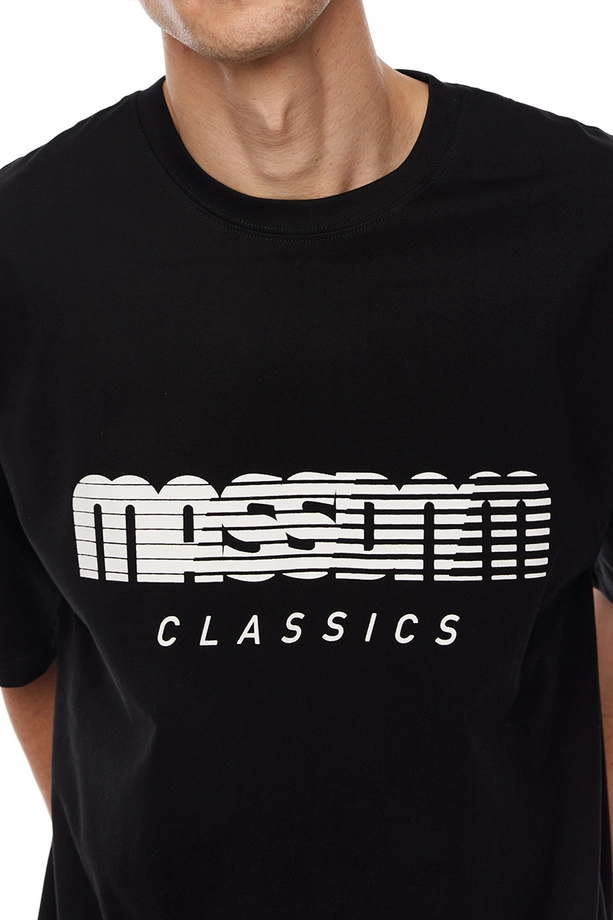 Koszulka męska t-shirt Mass Dnm Classic Fast czarna