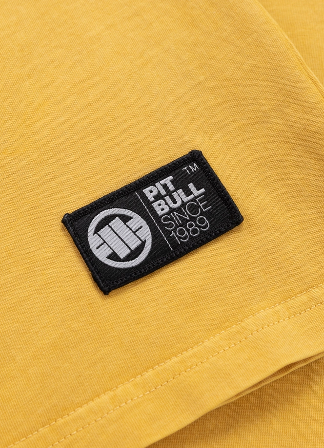 Koszulka męska T-Shirt Pit Bull Pitbull Open Beach sprany żółty
