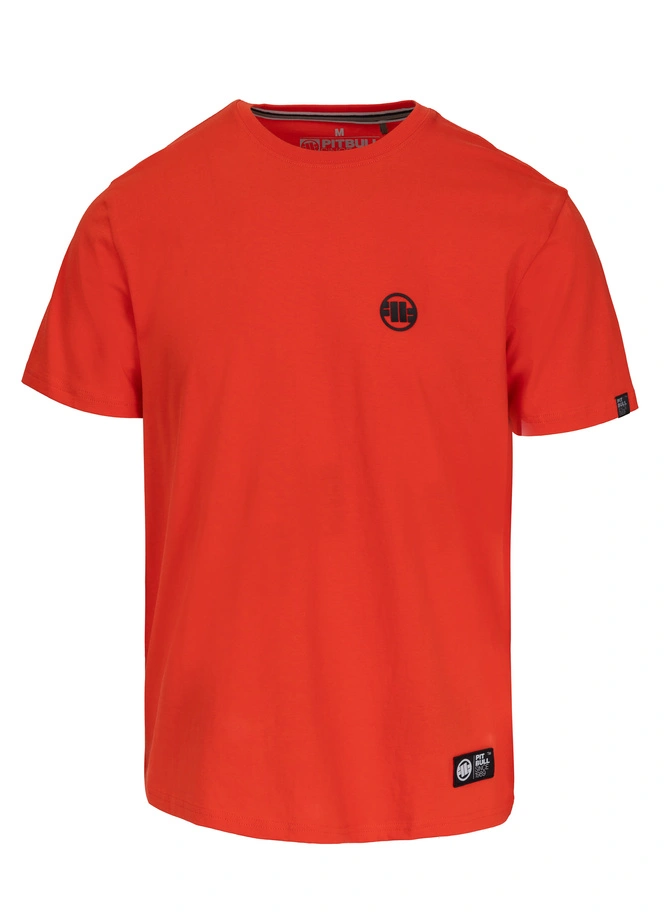 Koszulka męska T-Shirt Pit Bull Pitbull Small Logo 25 czerwona