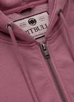 Komplet damski krótki Pitbull Manzanita Heart ZIP Washed różowy