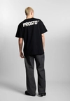 Koszulka męska t-shirt oversize Prosto Big Log Infinity czarna