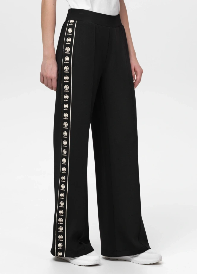 Komplet dresowy damski Pitbull Verona Wide Leg czarny