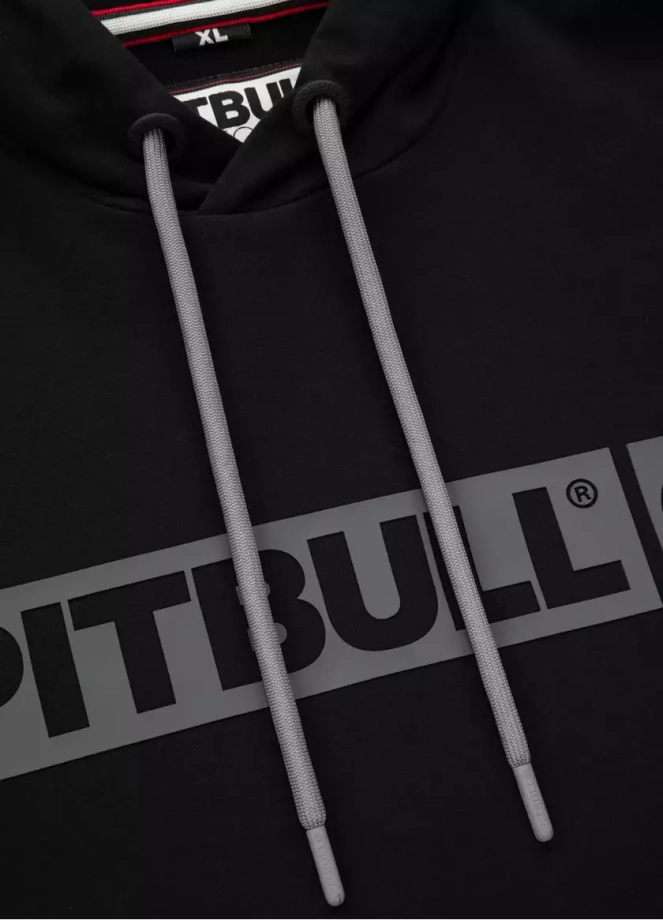 Bluza męska Pitbull Brighton Pit Bull hooded czarna