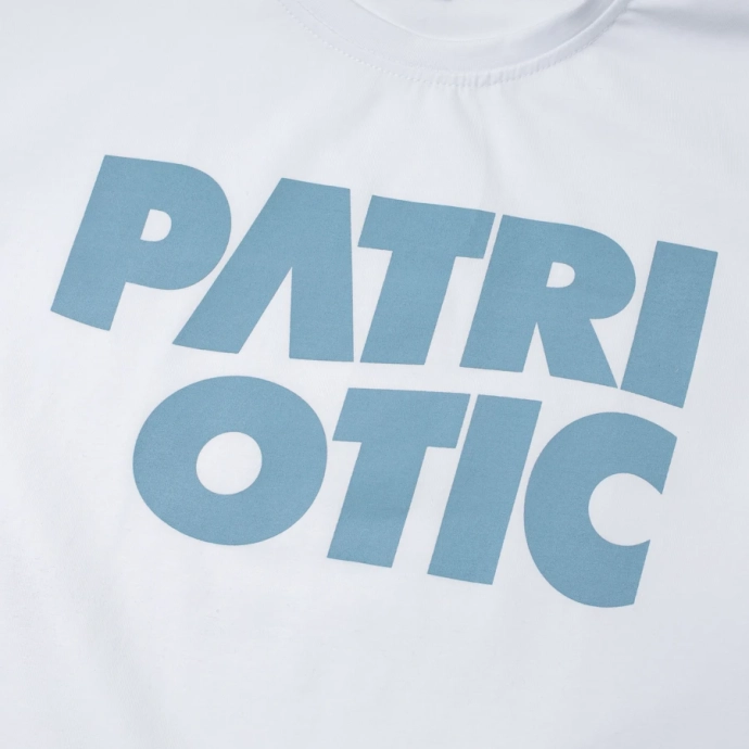 Koszulka męska T-shirt Patriotic CLS Wave biała