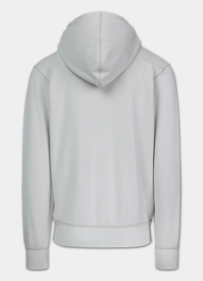 Bluza męska z kapturem Pit Bull Orlando biała