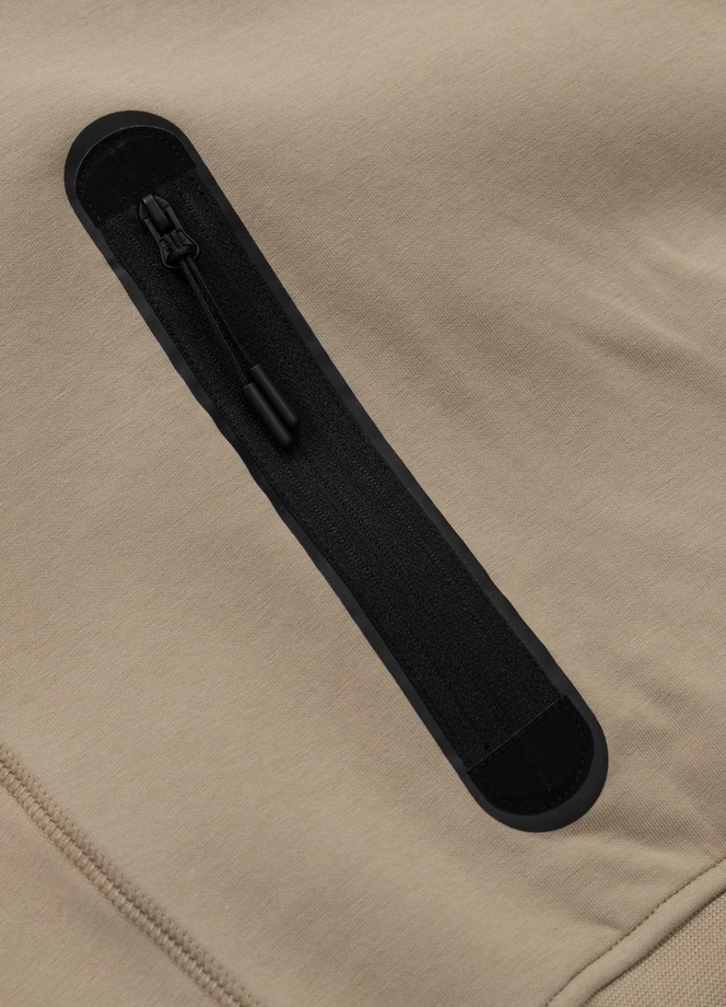 Komplet męski dresowy krótki Pitbull Pit Bull Dogwood beżowy