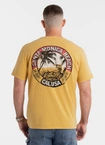 Koszulka męska T-Shirt Pit Bull Pitbull Denim Washed Oceanside 25 żółta