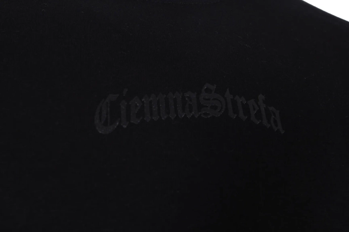 Bluza męska Ciemna Strefa RPK CS Gotyk Logo czarno/czarna