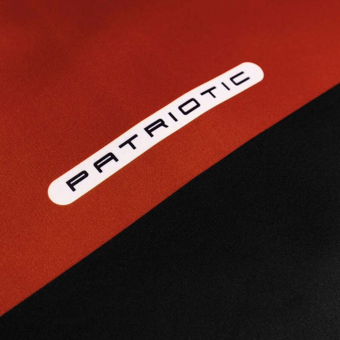 Bluza męska klasyczna Patriotic Epis Motorsport ZIP Ogień na tłoki komin czarna