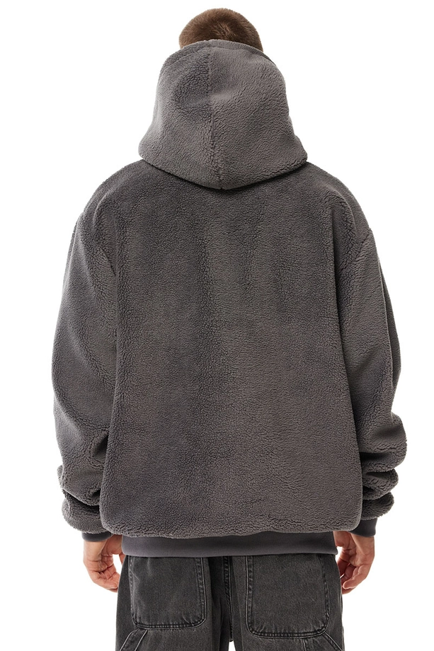Kurtka przejściowa polarowa Mass Denim Frontside 2.0 szara