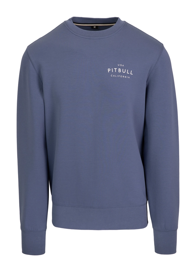 Komplet dresowy męski krótki Pitbull Pit Bull Sampson niebieski