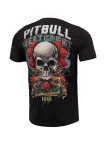 Koszulka męska T-Shirt Pit Bull Pitbull Santa Muerte czarna