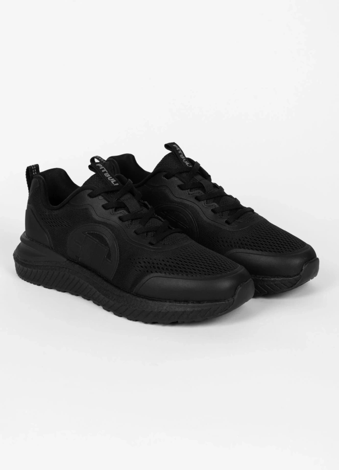 Buty sportowe sneakersy Pit Bull Dogwood czarno/czarne