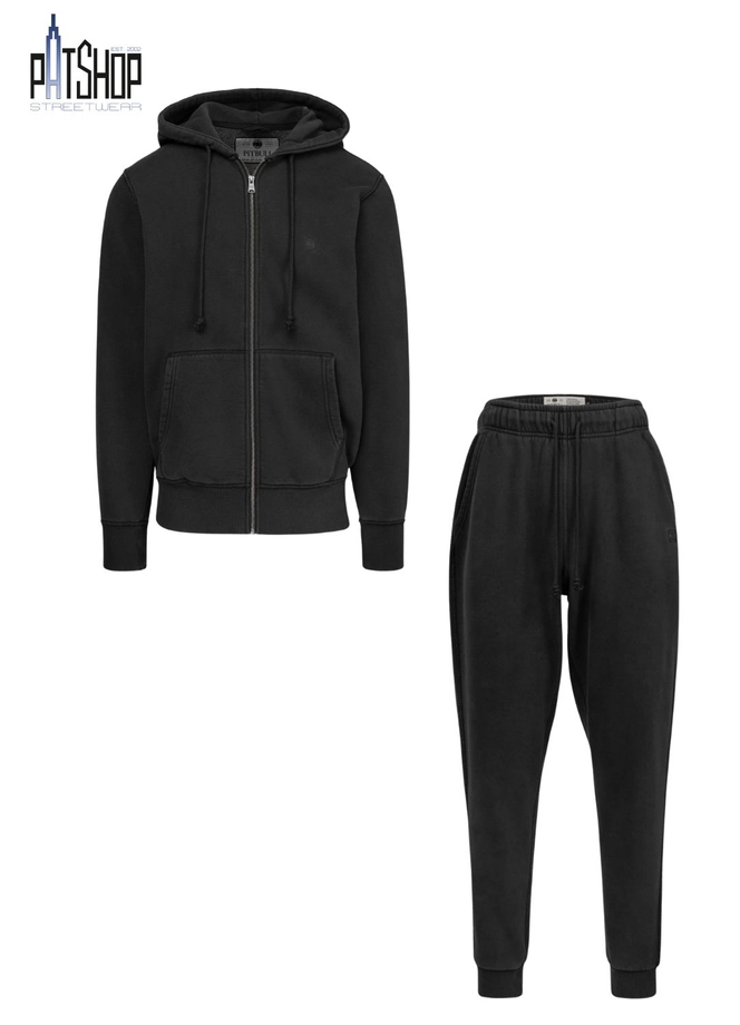 Komplet dresowy męski Pit Bull Hackett grafitowy