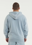 Bluza męska z kapturem Pitbull Pit Bull Lancaster 2 ZIP Washed jasno niebieska
