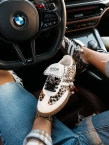 Buty sneakersy damskie Olavoga Anaty leopard
