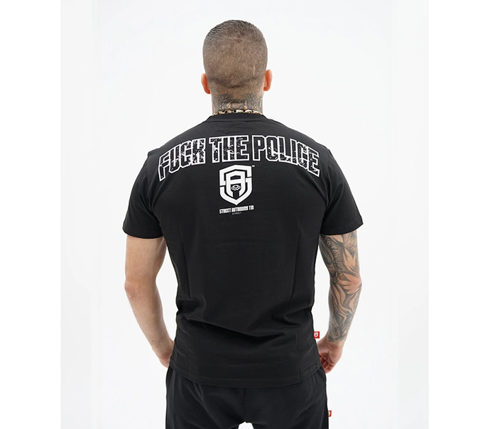 Koszulka męska t-shirt Street Autonomy Fuck czarna