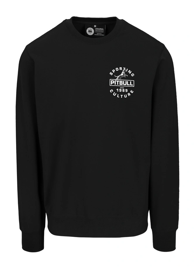 Bluza męska bez kaptura Pitbull Pit Bull Physical Culture czarna