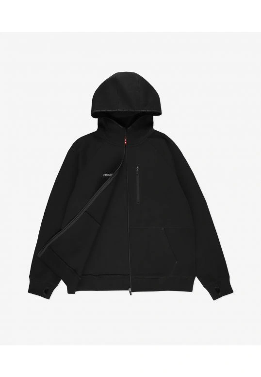 Bluza męska rozpinana z kapturem Prosto Tech Zip Speedy czarna