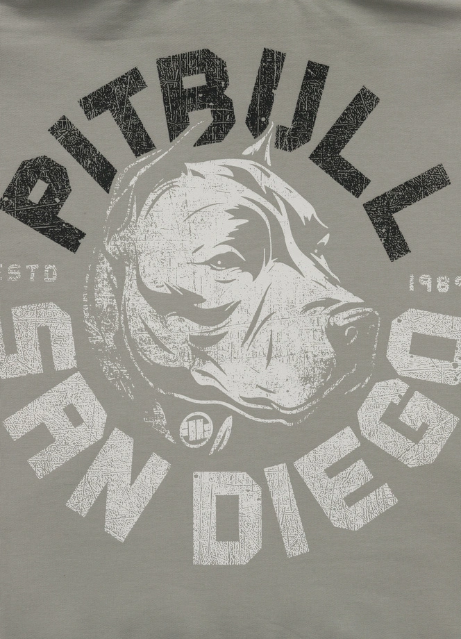 Bluza męska bez kaptura Pitbull Pit Bull Dog SD dusty salvia