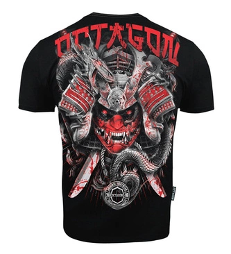 Koszulka T-shirt męski Octagon Samurai czarna