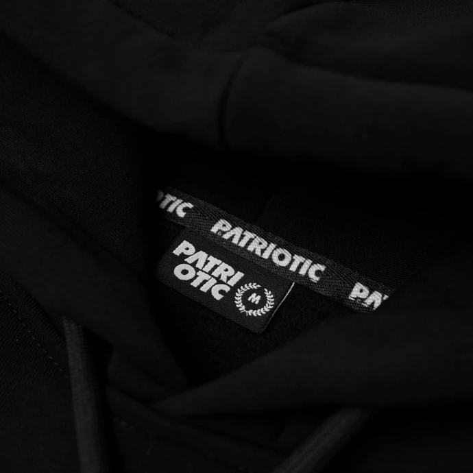 Bluza męska z kapturem Patriotic Cls App Tape czarna