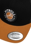 Czapka z daszkiem Snapback Trucker Pit Bull Pitbull San Diego CA czarno/pomarańczowa