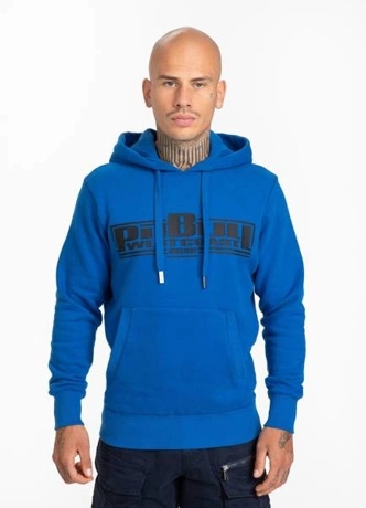 Bluza z kapturem Pit Bull Classic Boxing hooded royal blue