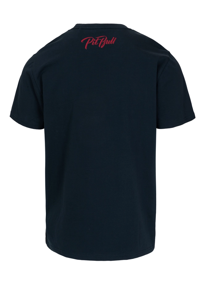 Koszulka męska T-Shirt Pit Bull Pitbull El Jeffe granatowa