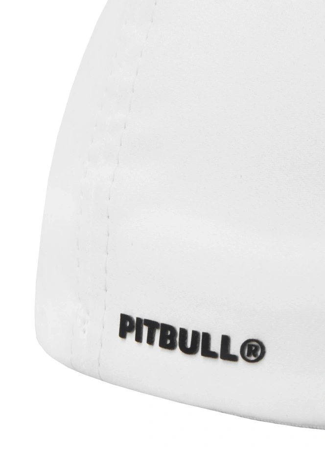 Czapka z daszkiem Full Cap Pit Bull Tech Logo biała