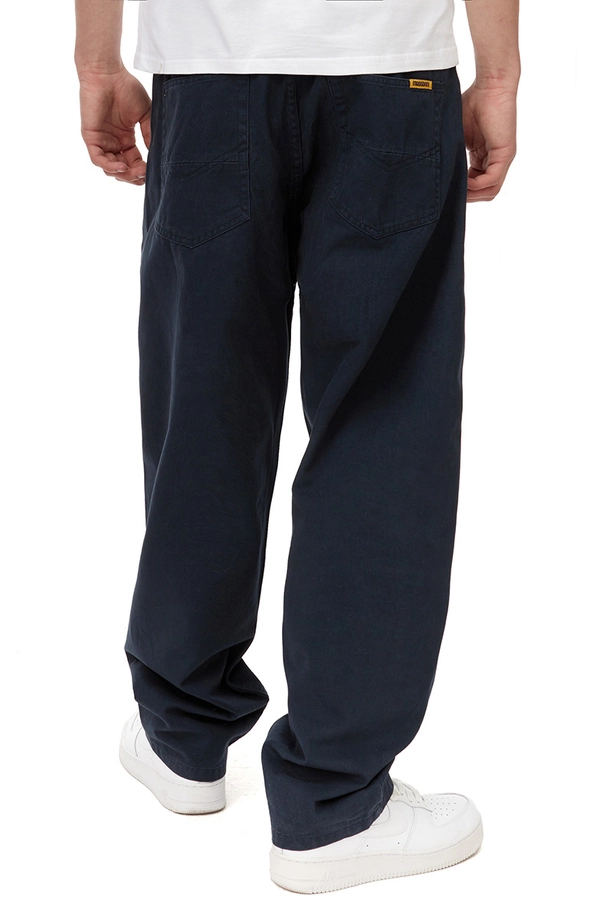 Spodnie męskie Mass Denim Slang Baggy Fit granatowe