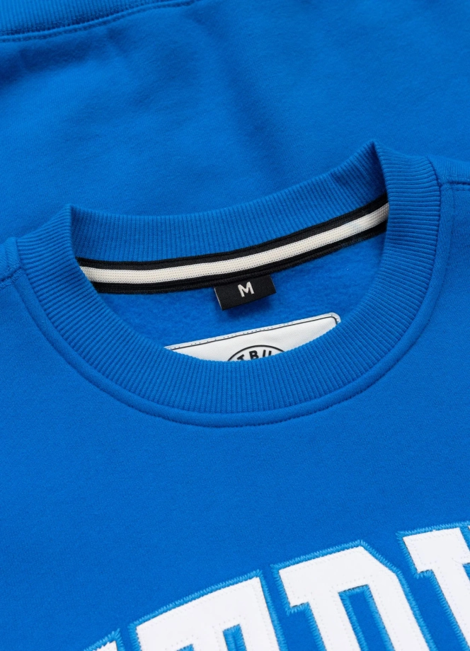 Bluza męska bez kaptura Pit Bull Norton niebieska