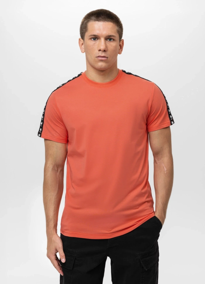 Koszulka męska T-Shirt Pit Bull Pitbull Tape Nugget pomarańczowa