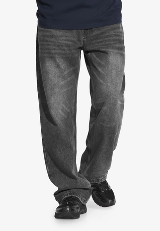 Spodnie męskie Jeans Baggy Prosto Tarmac szare