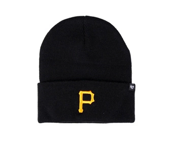 Czapka zimowa unisex 47 Brand MLB Pittsburgh Pirates Metalic black