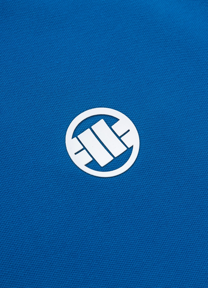 Koszulka męska Polo Pit Bull Pitbull Pique Stripes Regular 25 niebieska