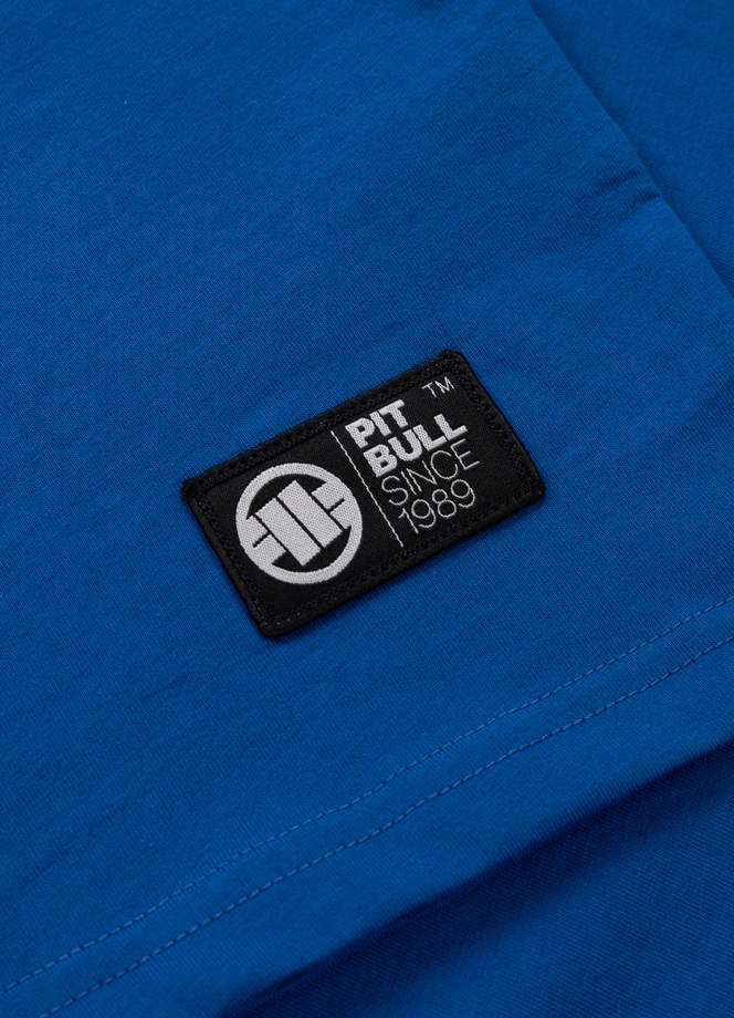 Koszulka męska T-Shirt Pit Bull Pitbull San Diego CA niebieska