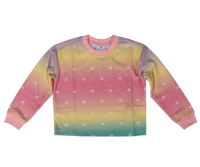 Komplet dziecięcy Champion Croptop Color żółty