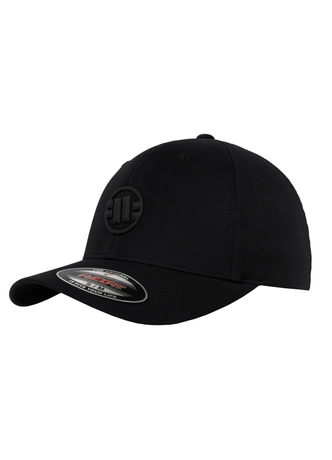 Czapka z daszkiem Full Cap Pit Bull Tech Logo czarna