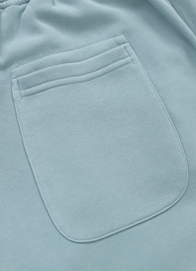 Spodenki szorty dresowe męskie Pitbull Lancaster 2 Washed jasno niebieskie