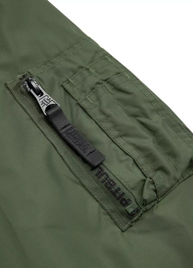 Kurtka męska przejściowa wiosenna Pit Bull Overpark Jacket zielona