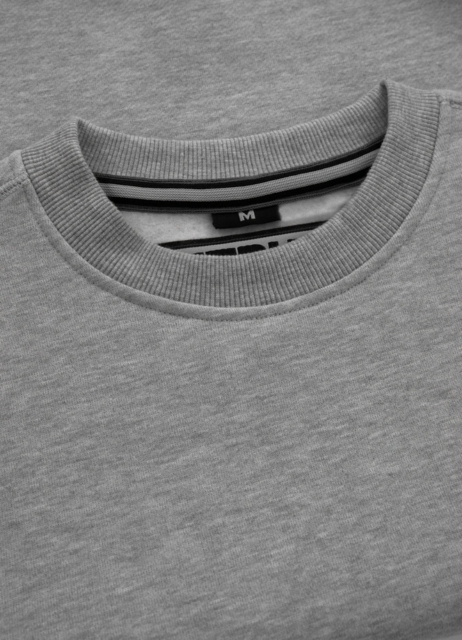 Bluza meska Pitbull Pit Bull Small Logo crewneck ciemnyszary