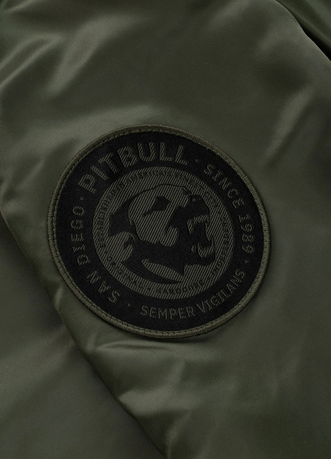 Kurtka męska przejściowa bomberka Pit Bull MA-1 Akron zielona