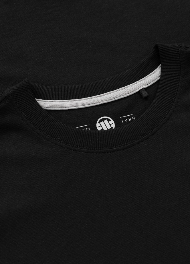 Koszulka męska T-Shirt oversize Pitbull Skull Logo Loose Fit czarna