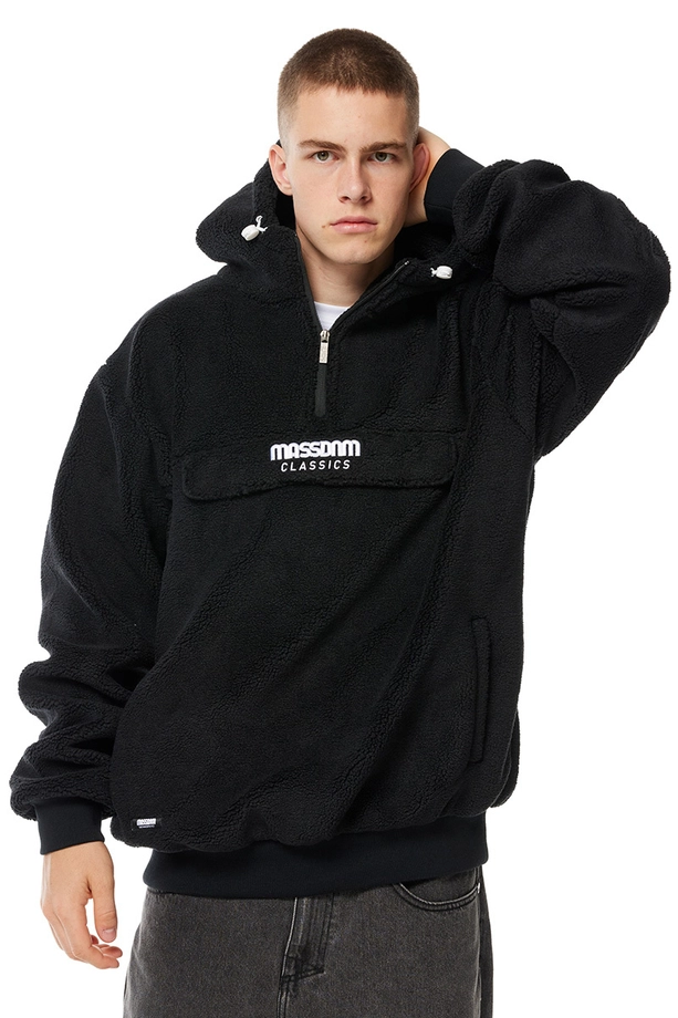 Kurtka przejściowa polarowa Mass Denim Frontside 2.0 czarna