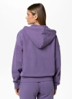 Bluza damska z kapturem ZIP Pitbull Washed Lovia fioletowa