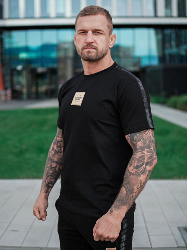 Koszulka męska t-shirt Środowisko Miejskie CLS Gold czarna